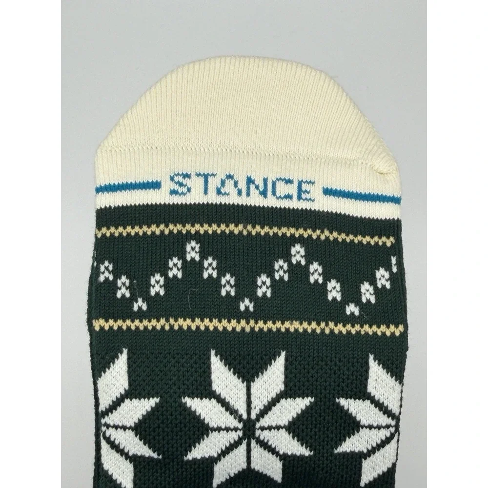 Stance Break The Season Christmas Crew Socks Pine Green A555D25BRE Mens Medium